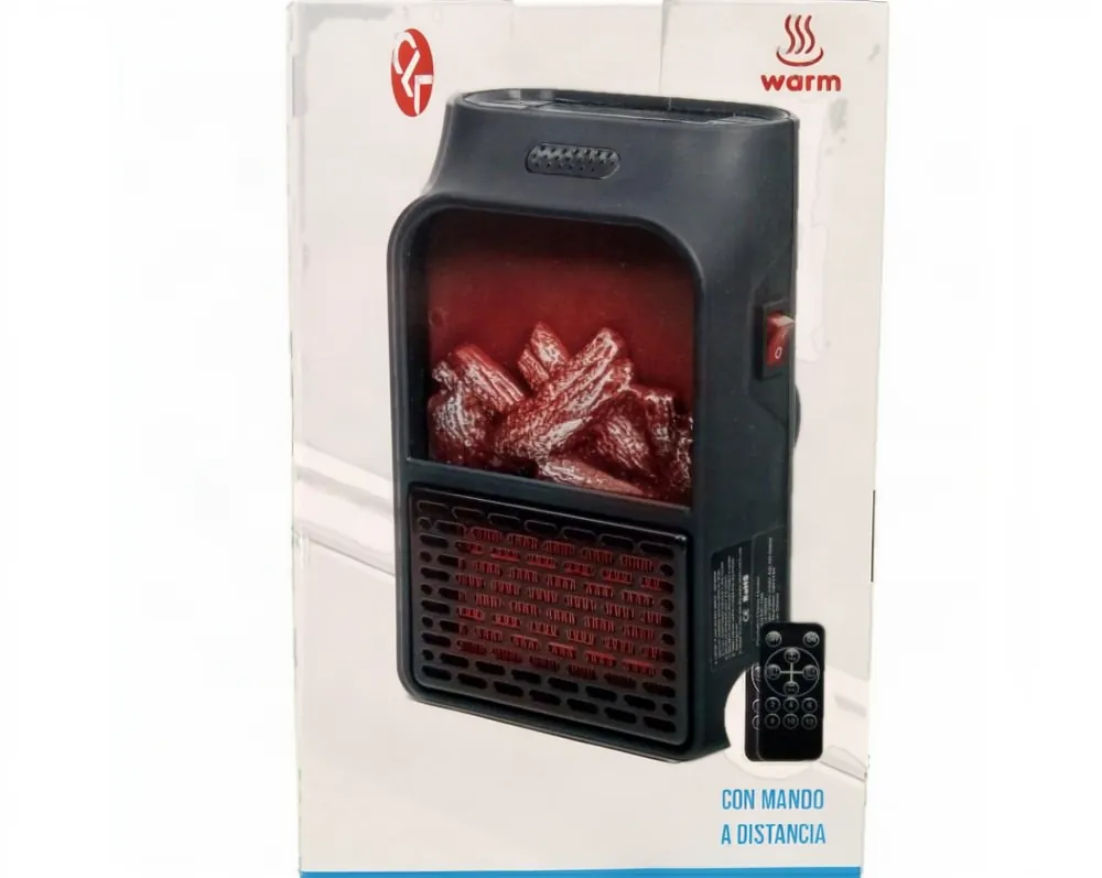 Calefactor portatil CLK Enchufe directo sin cable 500w, referencia ZE-026713