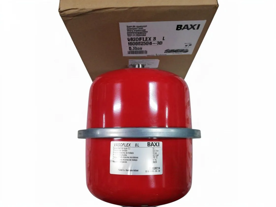 Vaso di espansione Baxi Roca (8L), codice ricambio 950052504