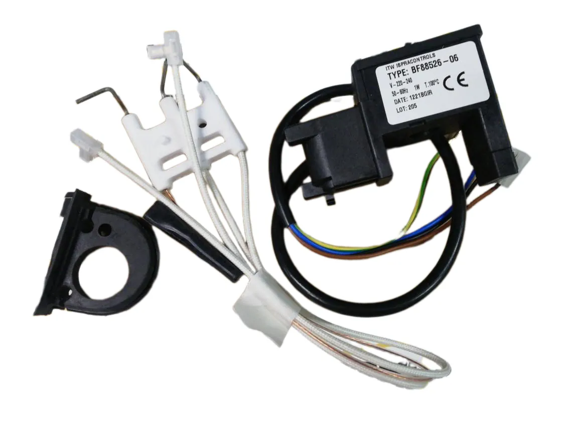 Ignition transformer + electrode Ariston Egis 24 FF, part number 65104653