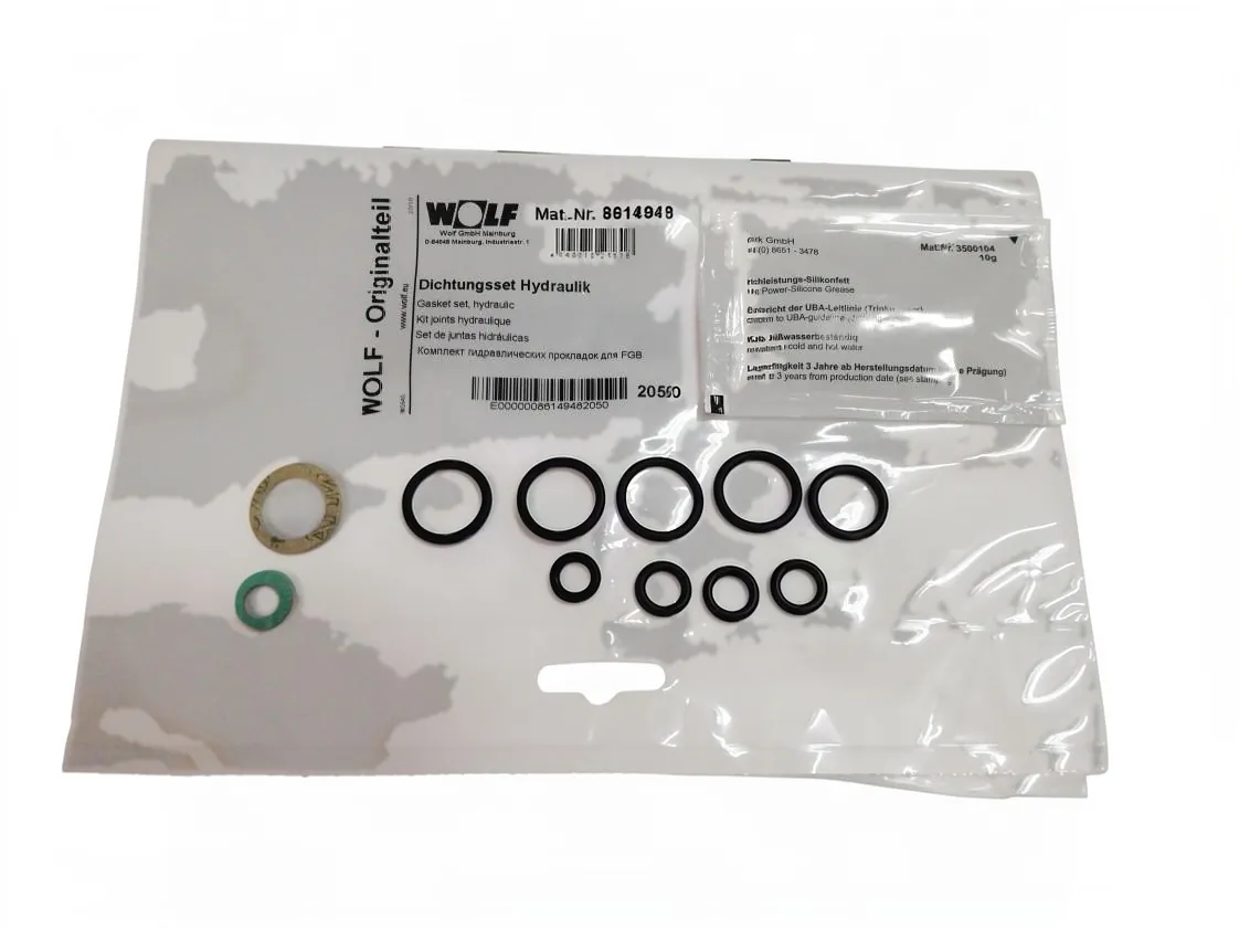 Kit junta Wolf FGB K28 módulo condensação, referência 8614948