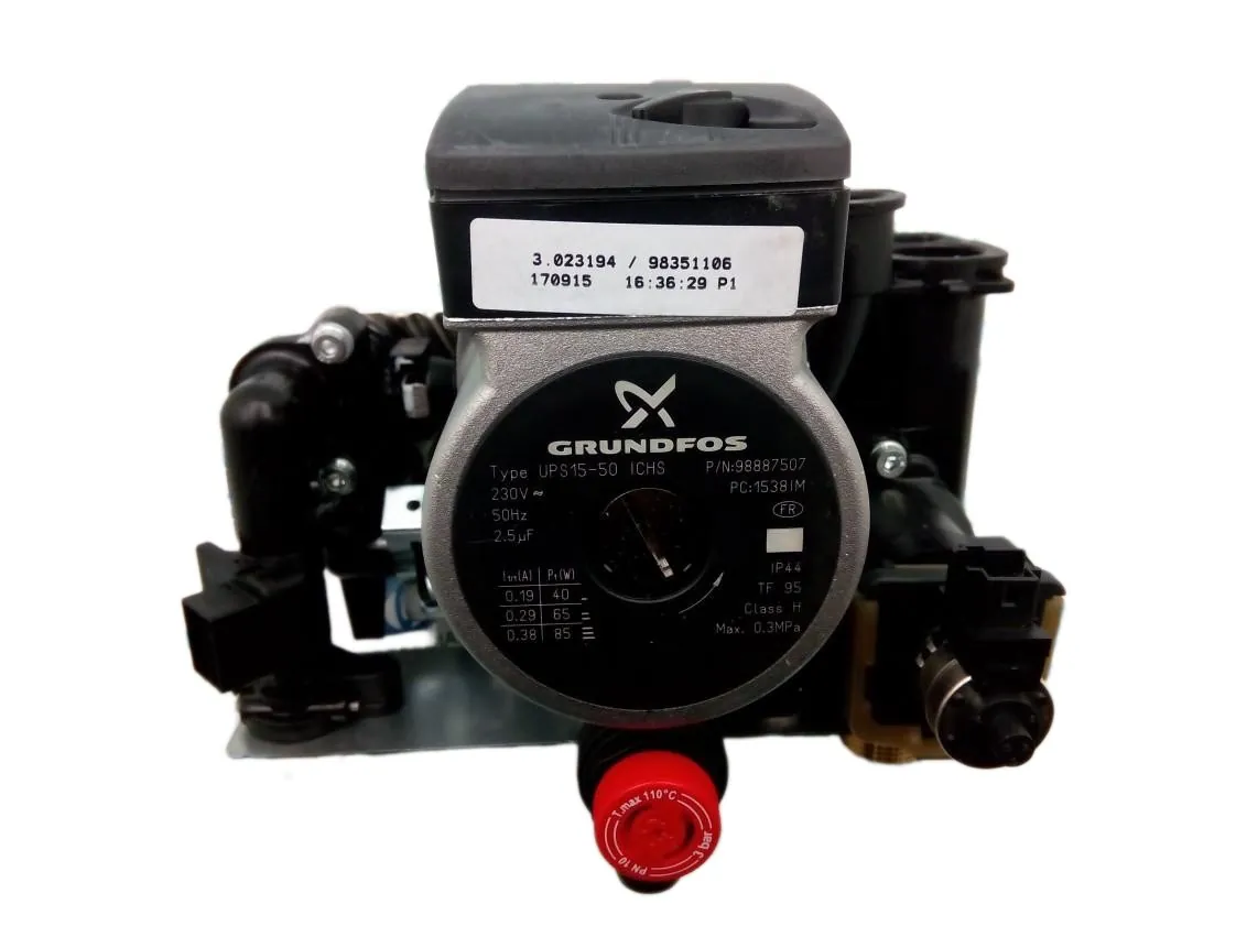 Conjunto bloque hidráulico Immergas Victrix TT 24/32 Completo, referencia 3.023194