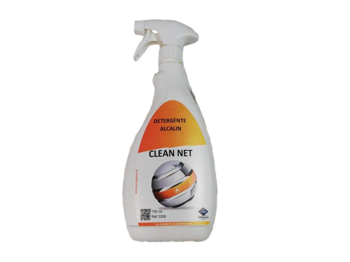 Additif nettoyant brûleurs fioul CLEAN NET 750ml. Détergent dégraissant alcalin, référence EQ-016066