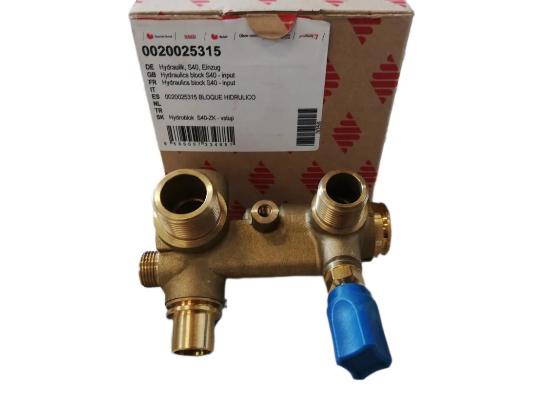 Corpo idraulico destro renova teknic F23E, codice ricambio 0020025315