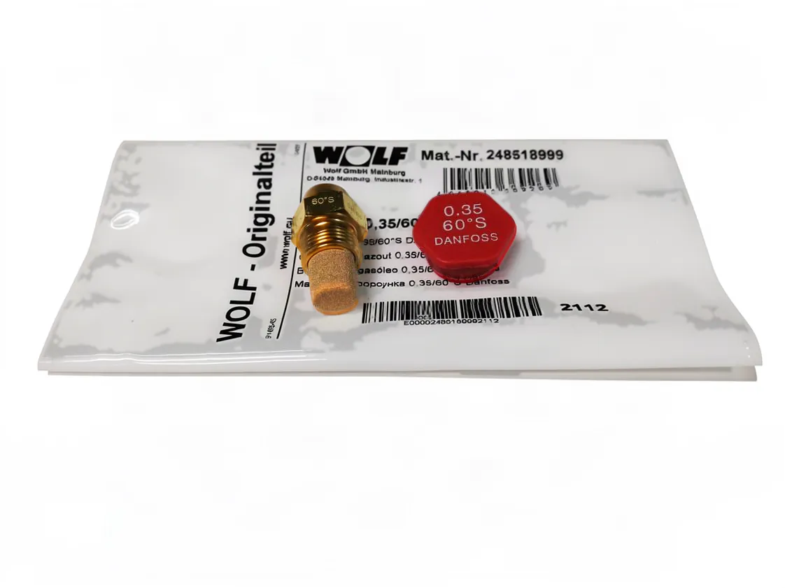 Heizöl-Düse 035 60ºS LE Wolf Cob 15-20-29-40, Teilenummer 248518999