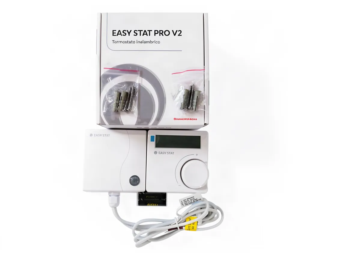 Cronotermostato ambiente Immergas Easy-Stat Pro V2 semanal, inalambrico via radio, referencia 4.010279