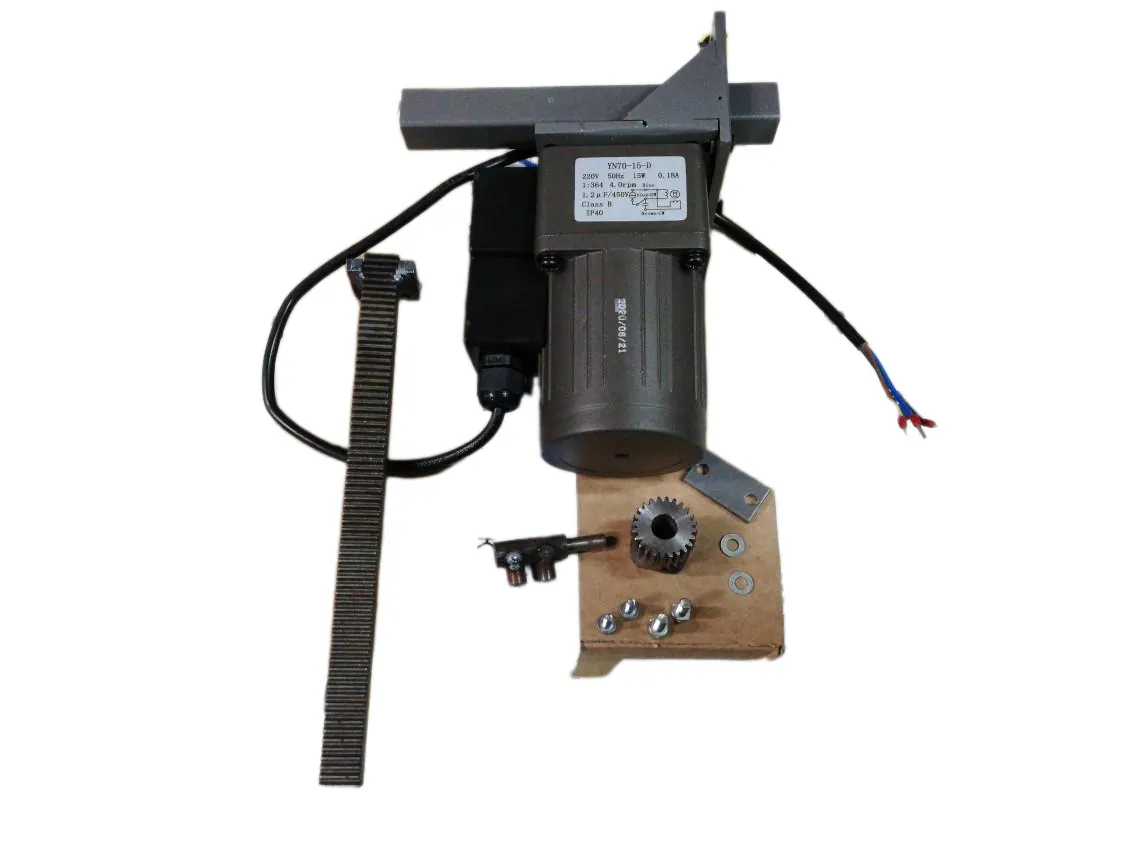 Motor Domusa Bioclass 15W-1/364 (kit cremallera completo), (software 1.06, 22seg.recor.placa cenizas.), referencia TKITBIO039