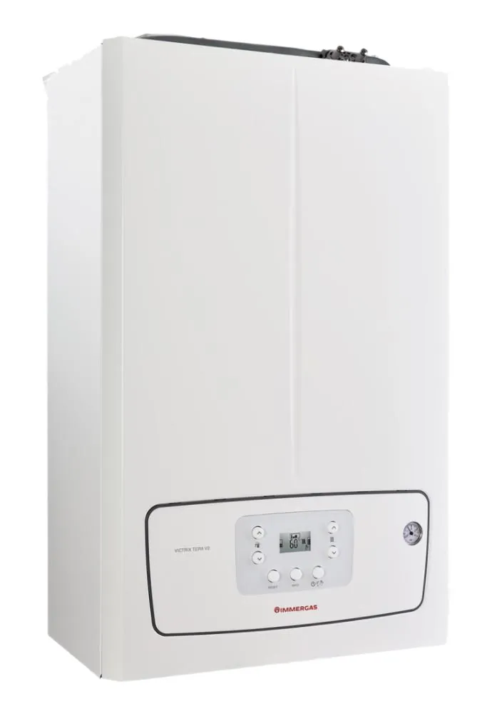 Caldaia condensazione Immergas Victrix Tera 38 V2 (kit fumi 3.024598+kit rubinetti 3.015855) hydrogen ready metano, codice ricambio 3.032932