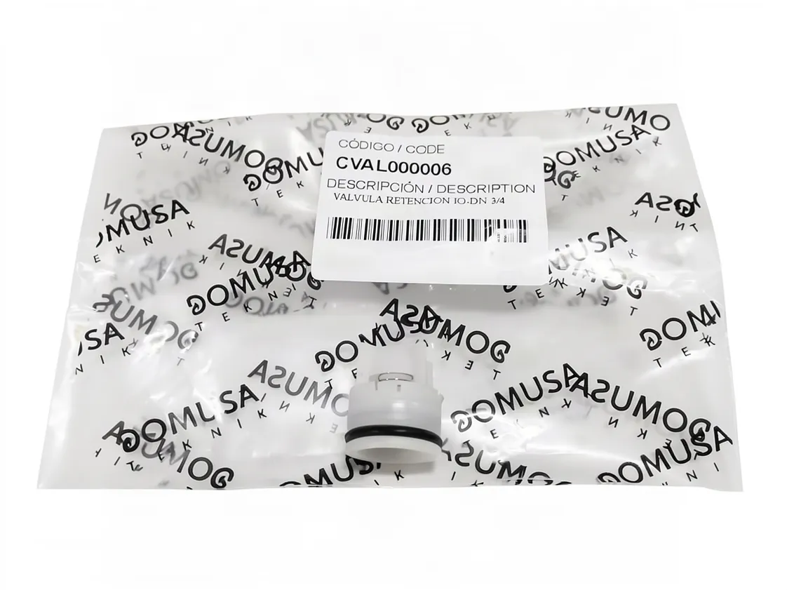 Vanne anti-retour Domusa 3/4" plastique, référence CVAL000006