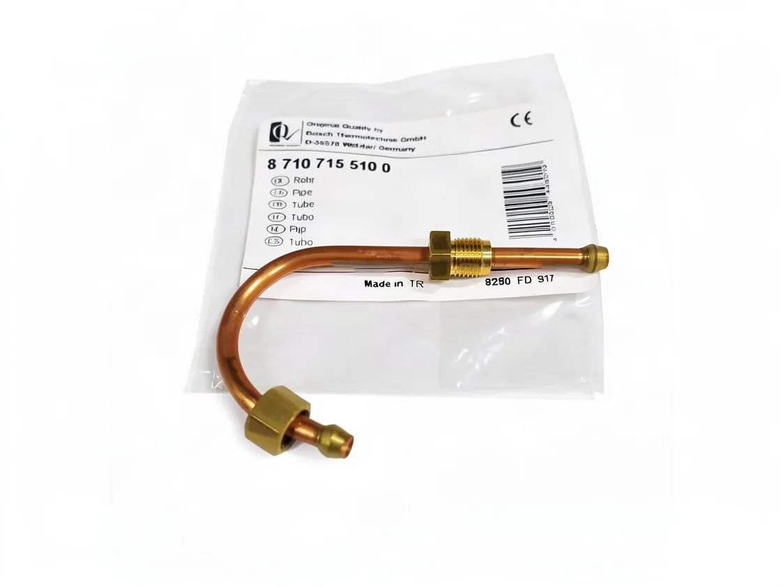 Tubo Junkers Ponte rubinetto carico, codice ricambio 87107155100