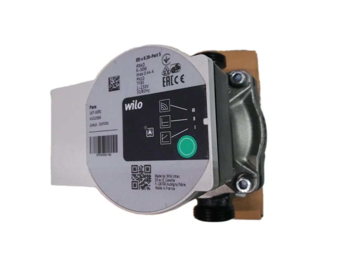 Water pump Domusa Wilo RS/15/6-RKC M (ErP 1sp 130mm) (clima plus - sirena - DS/pack), part number CFOV000143