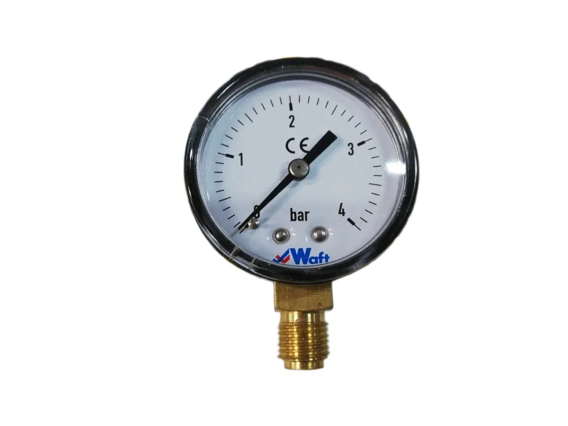 Pressure gauge 0-04 bar 1/8M Ø40mm vertical, part number 0551000000