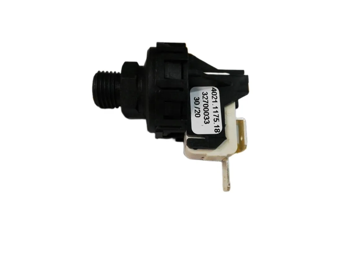 Waterdrukschakelaar Contacten sluiten bij 0.35 bar en openen bij 0.15 bar Compatibel met Ariston BSG, onderdeelnummer AF-029349
