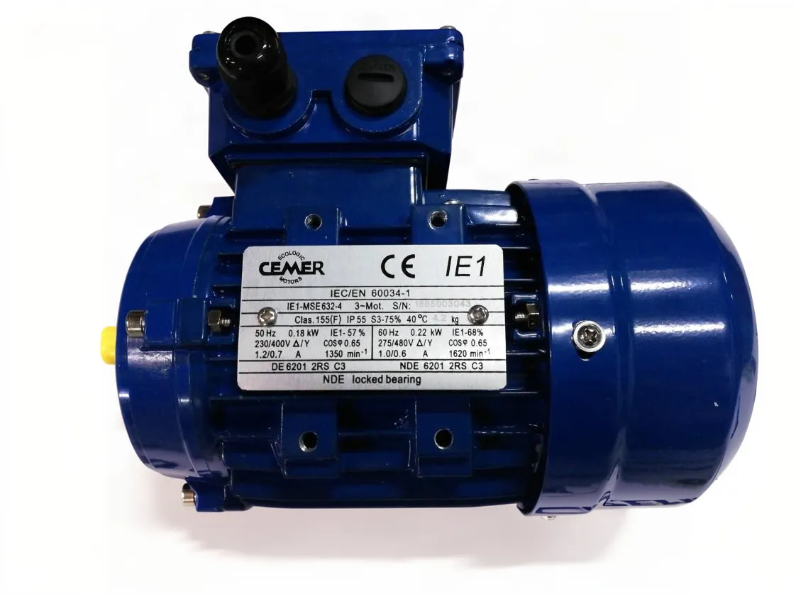 Three-phase motor Inmecal 0.18KW DOMESTIC30 50 80 - CONFORT30 50 - Confort PL30 50 - DINAMIC50, part number CONS20021
