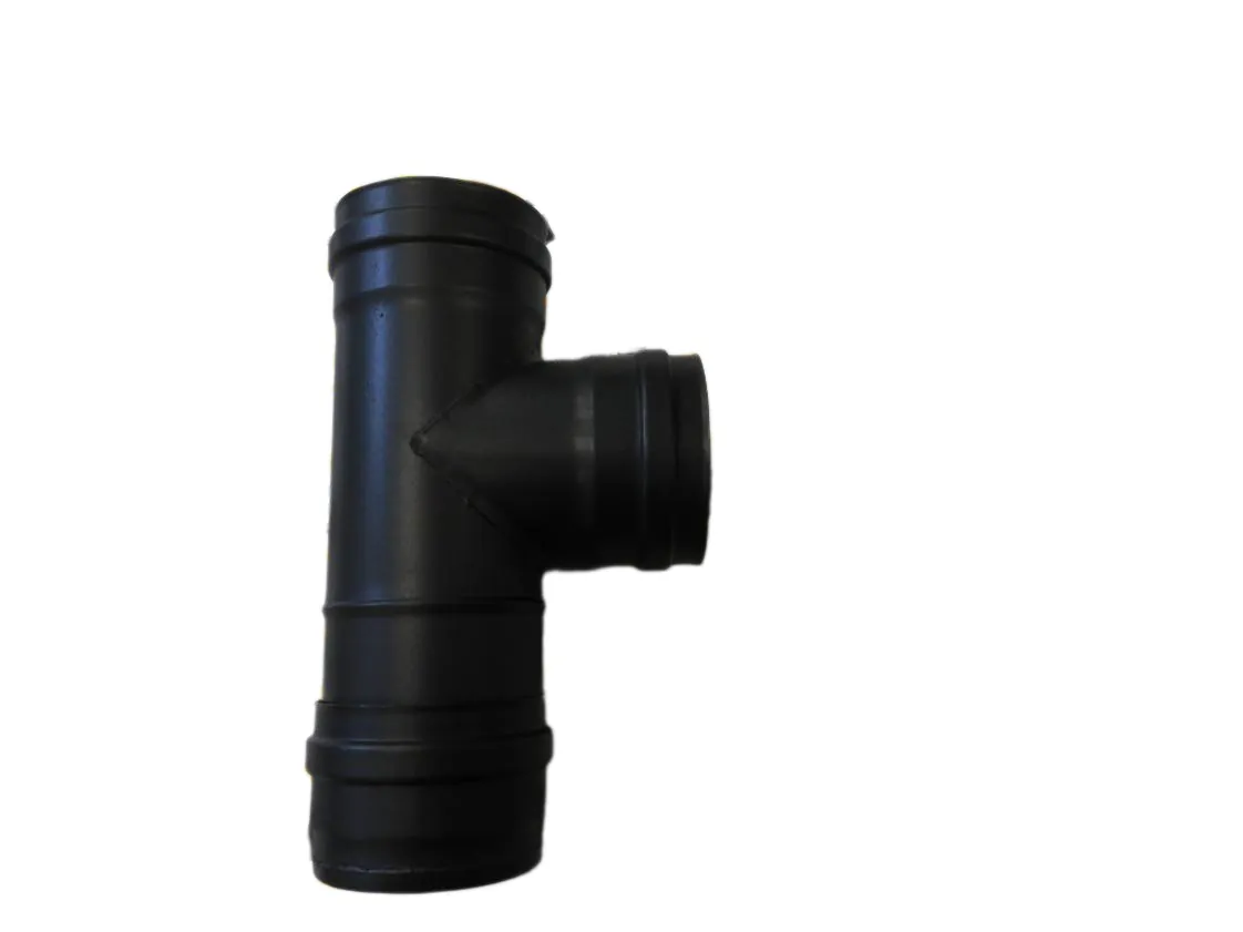 TE 100 x 90º MHH con tapa Vitrificado Negro (FIG), referencia 10TEKER3