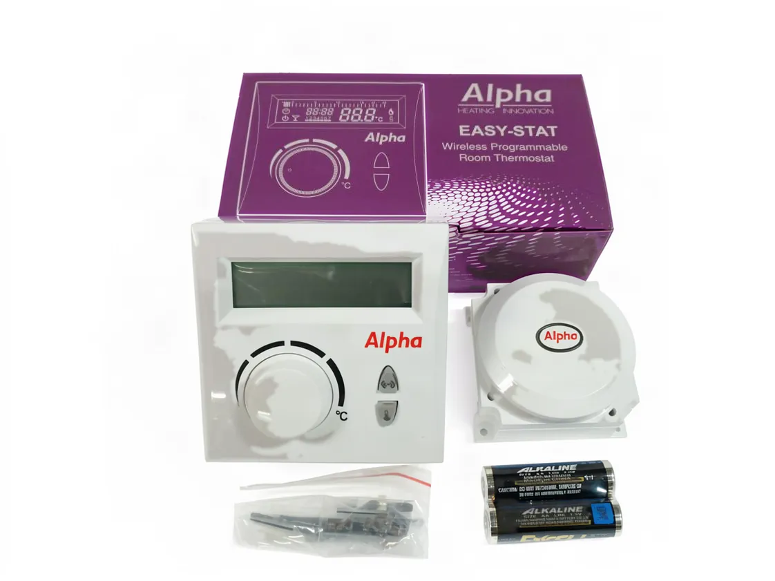 IMS Alpha easy-stat HRT-106RS digitale wekelijkse draadloze klokthermostaat, onderdeelnummer MA-025843