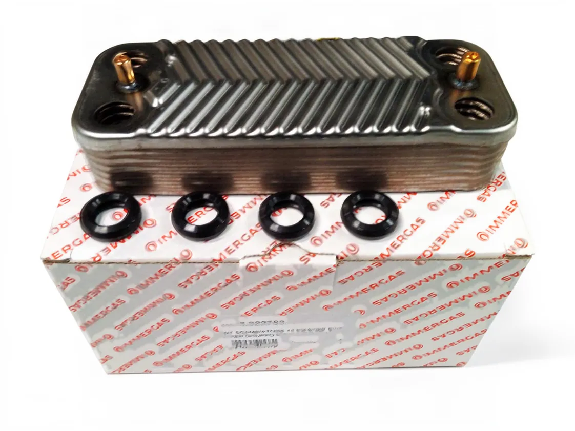 Warmtewisselaar Immergas Victrix Exa 28 (14 platen), onderdeelnummer 3.022783
