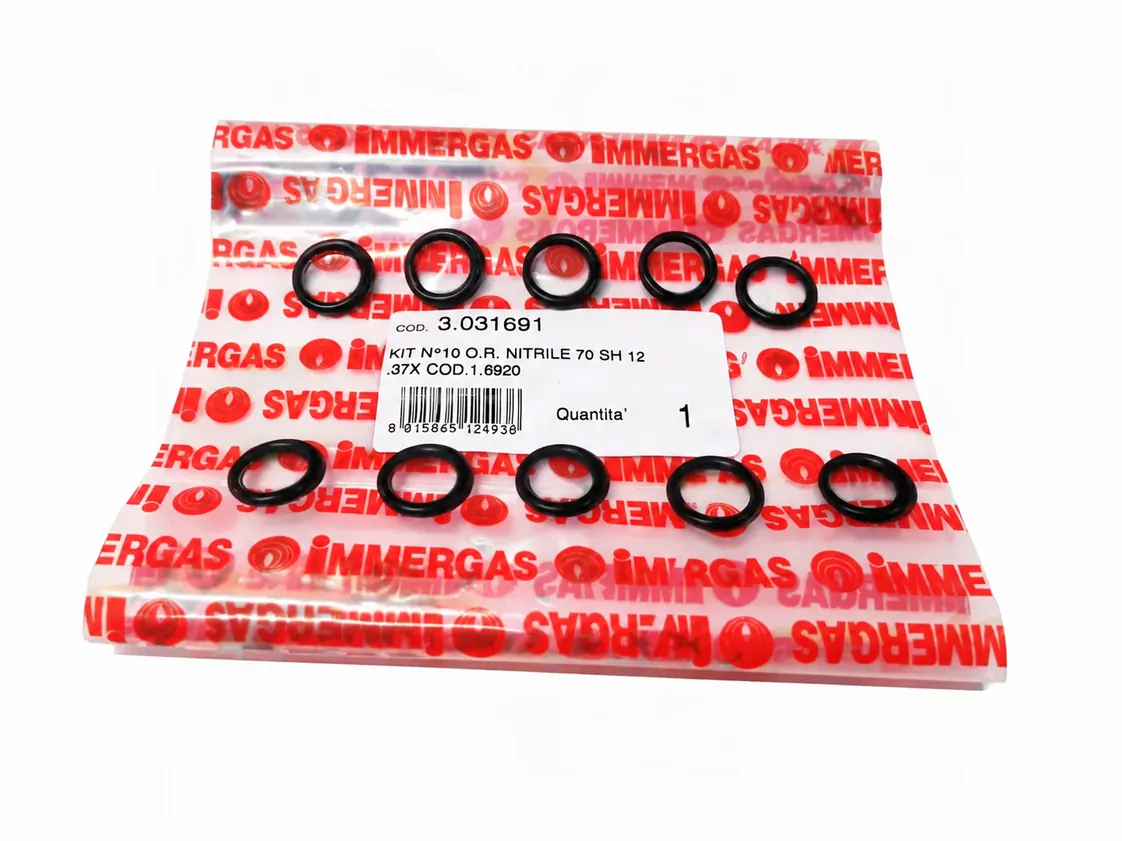 Junta tórica 12.37x2.62mm Immergas (Kit 10uds), referencia 3.031691