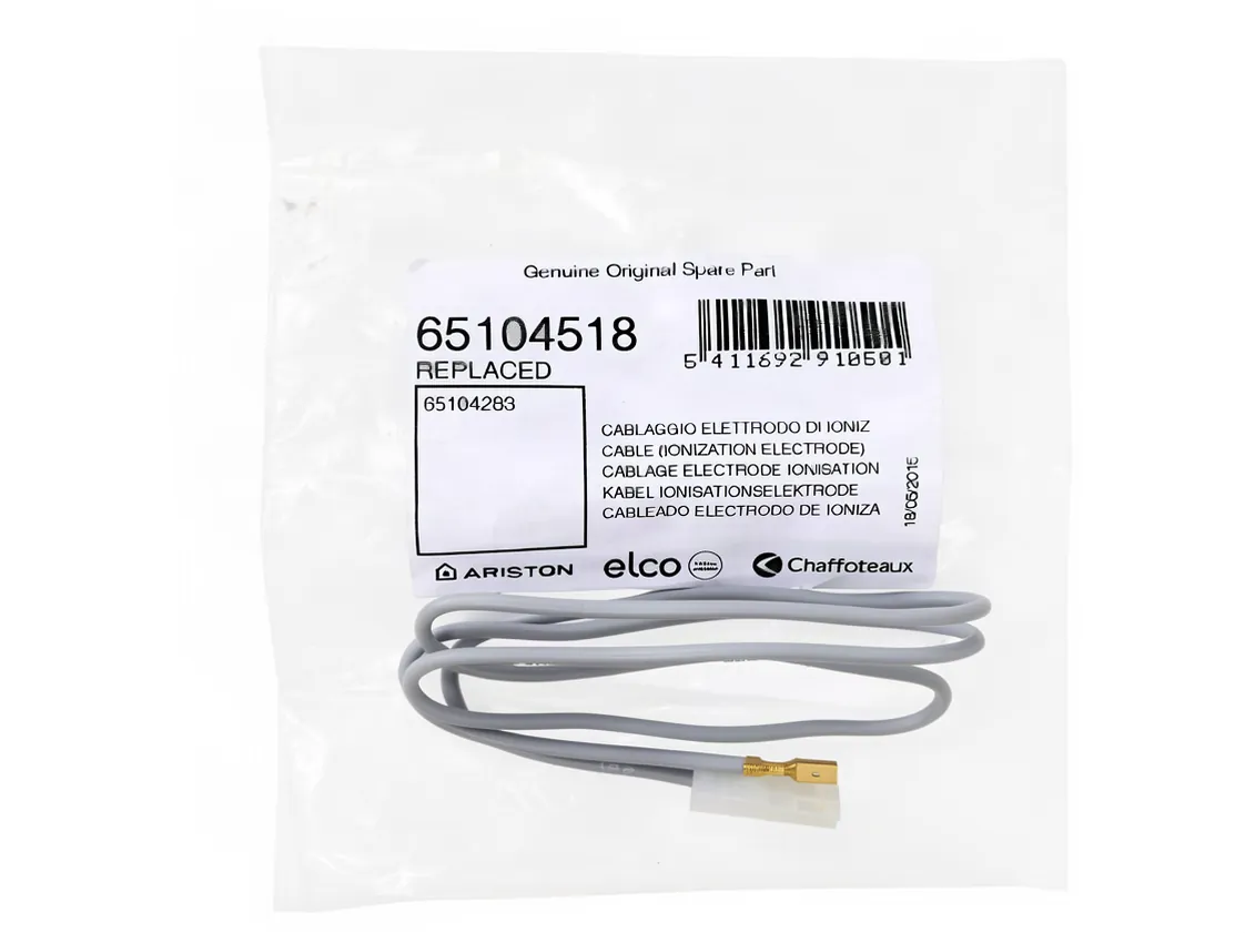 Cable electrodo Chafoteaux Alixia 24FF ionización, referencia 65104518