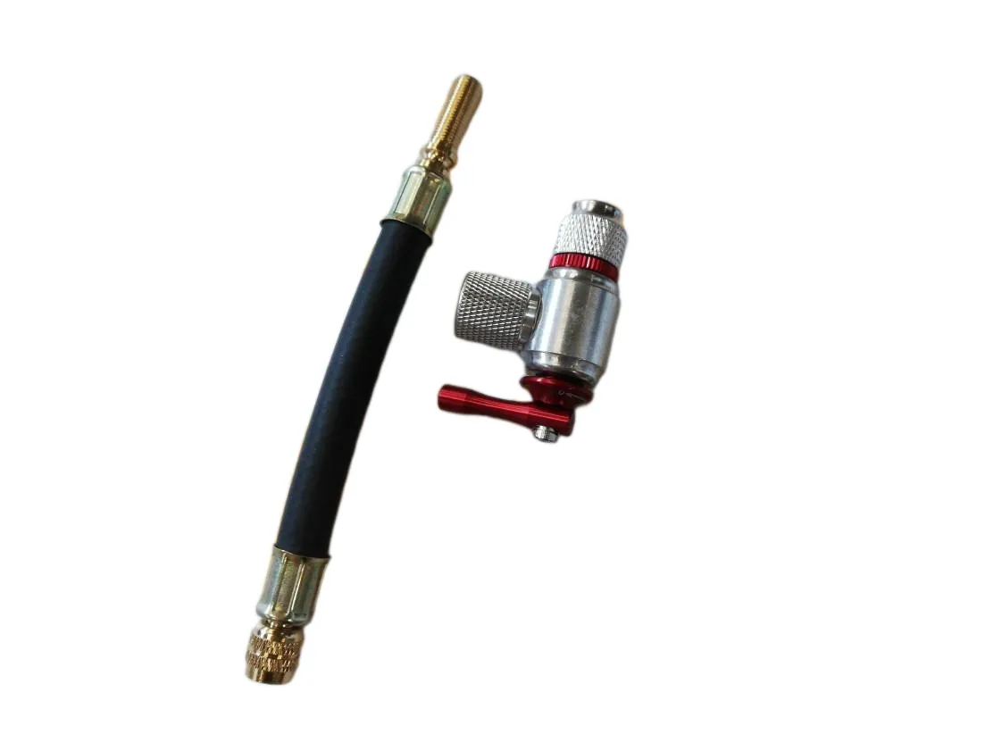 Kit de carga vaso de expansão garrafa torneira CO2 alavanca e tubo flexível, referência LI-038596