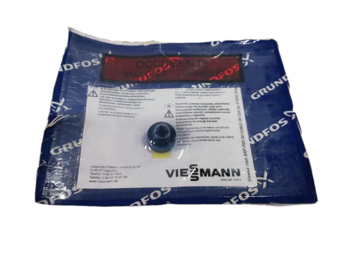 Viessmann filling valve control, part number 7836315