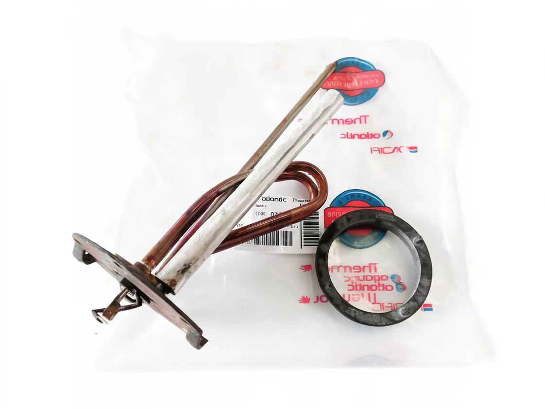Verwarmingselement + flens + pakking + anode elektrische boiler Thermor Equation Flat 80 1000w, onderdeelnummer 030215