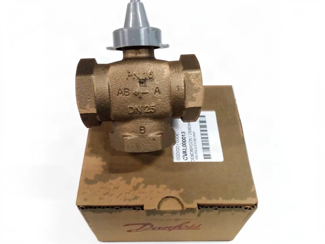 Vanne mélangeuse trois voies chauffage au sol Domusa Danfoss, référence CVAL000013