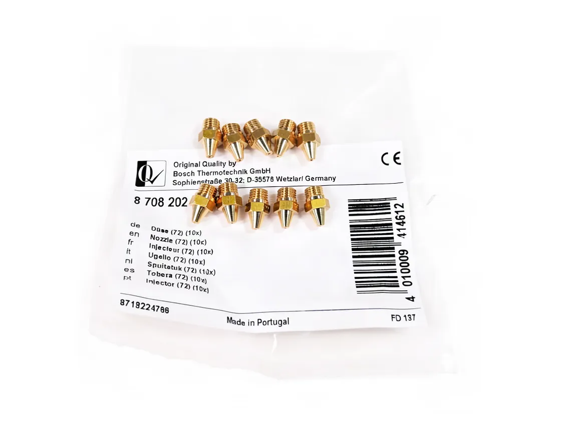 Iniettore Junkers WR275 (kit 10 pz di 0.72mm) GPL, codice ricambio 87082021280