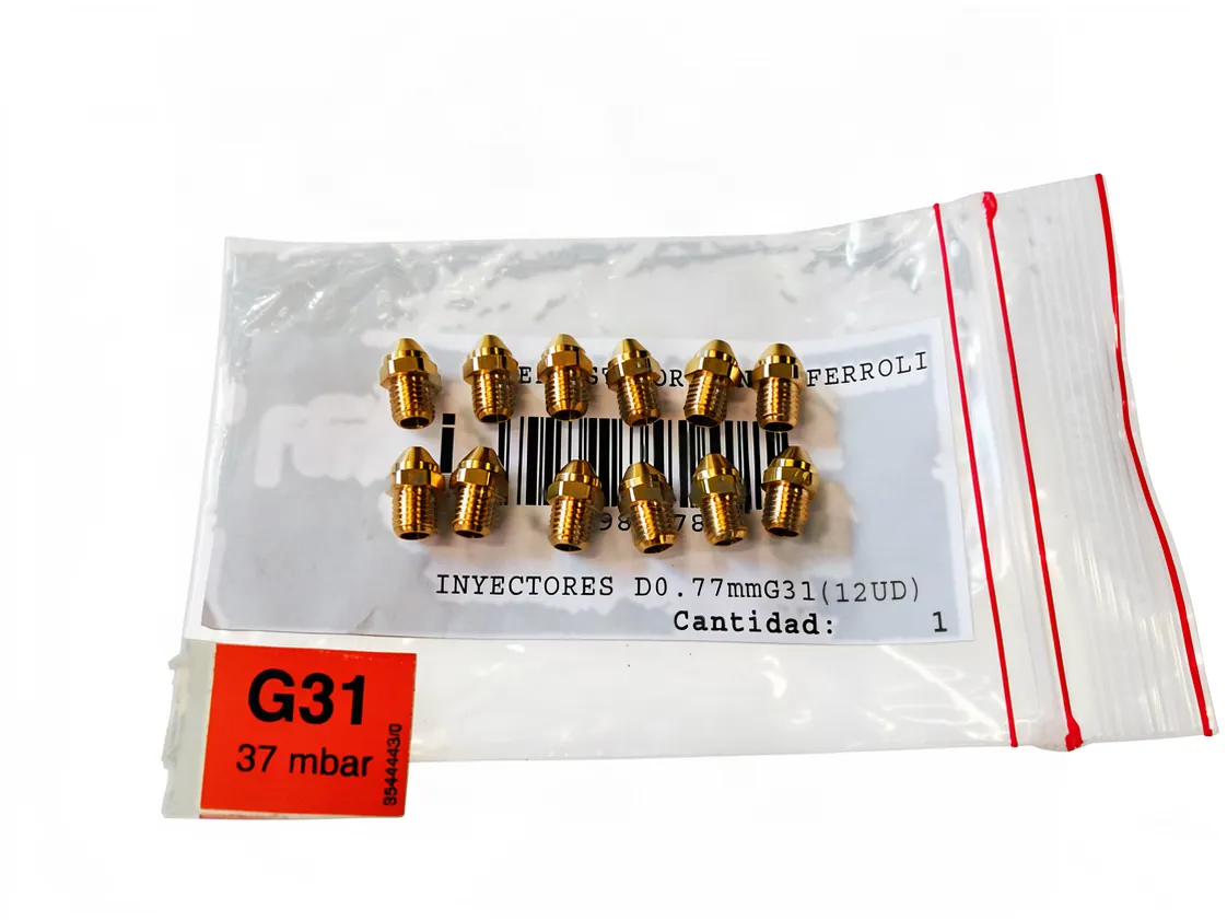 Injector Cointra Supreme 11 VI (12 injectors 0,77) Propane gas, part number 39804780