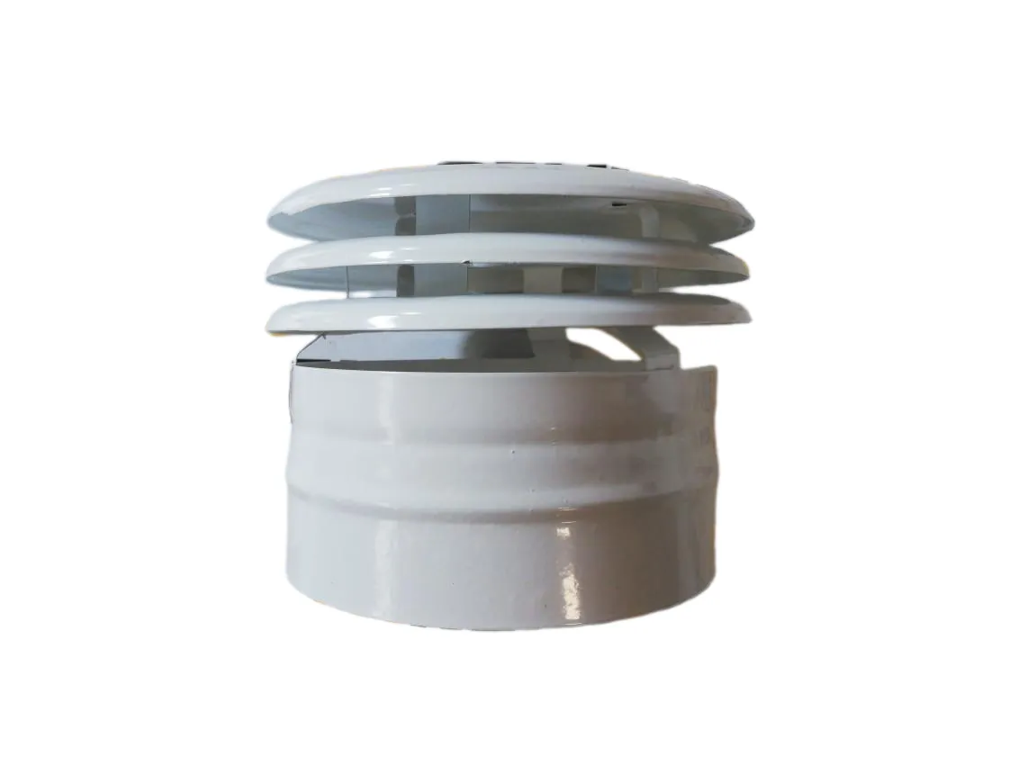 Baffle 127 horizontal 3 wings. White lacquered steel, part number 127DFHEP3