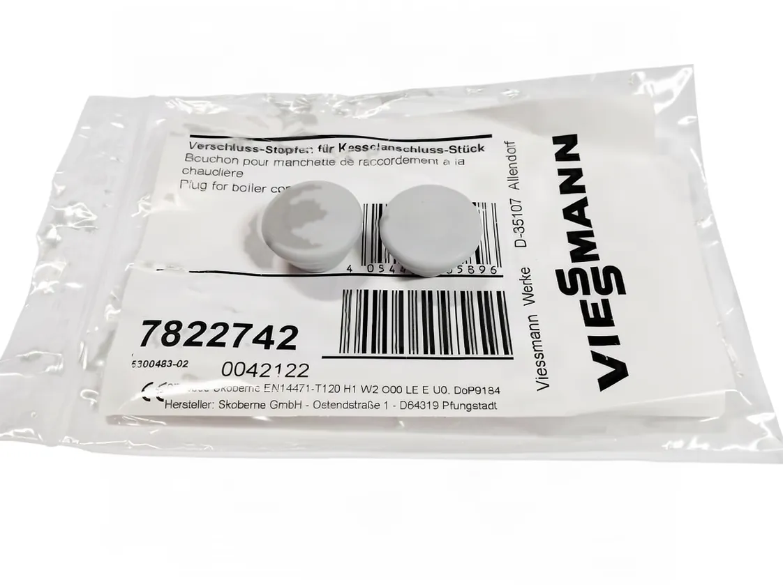 Tapón toma análisis Viessmann Vitodens 100W, referencia 7822742