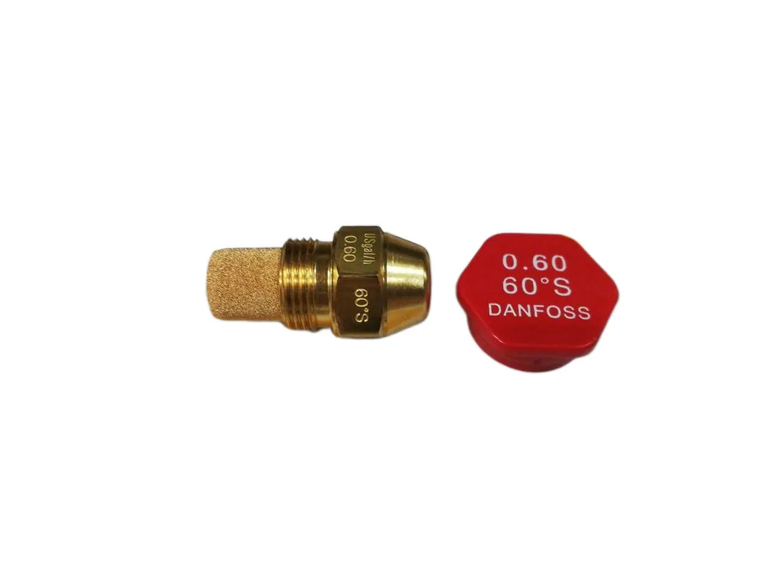 Bico gasóleo 060 60ºS Danfoss. Injetor cone cheio Compatível com Domusa CQUE000216, referência DA06060S