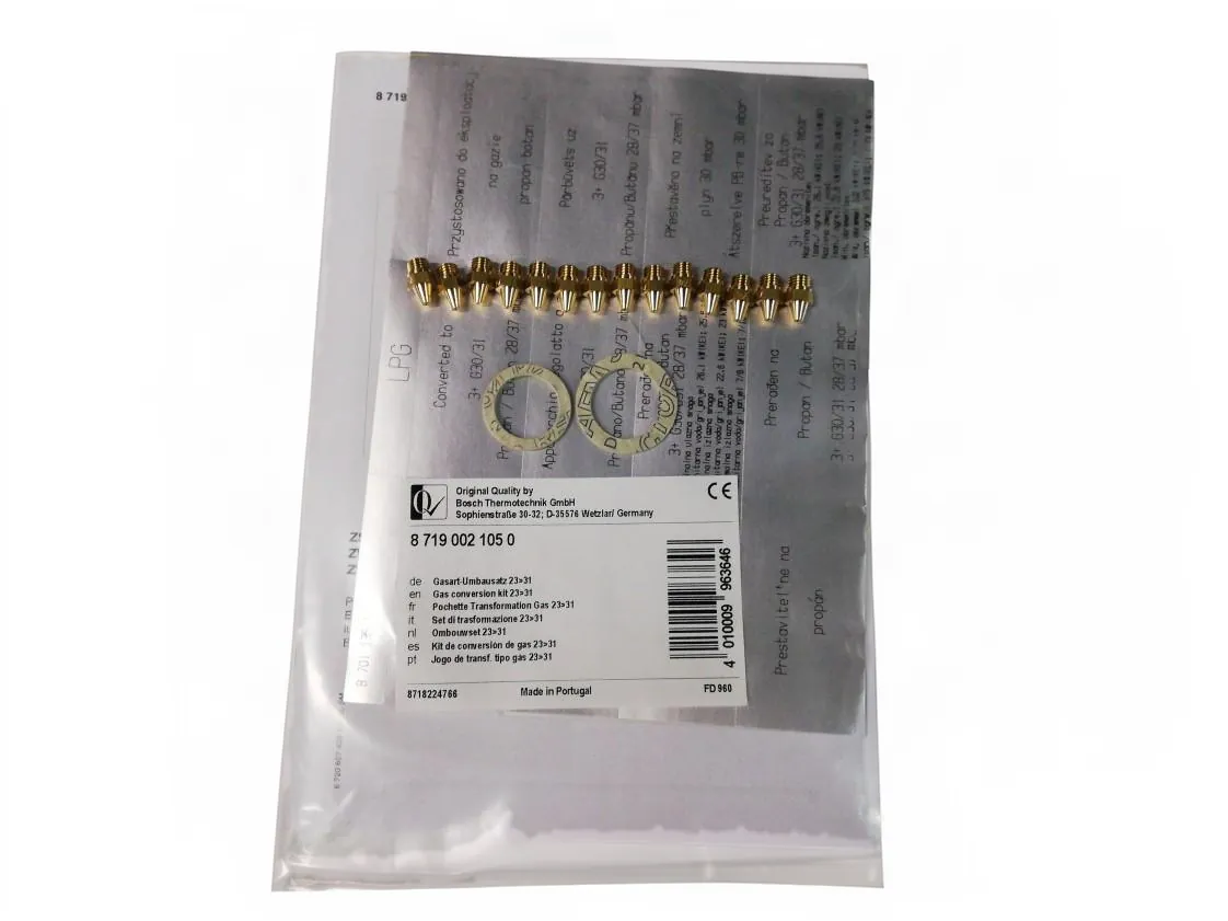 Junkers Propangas zu Butan Umstellungs-Set, Teilenummer 87190021050