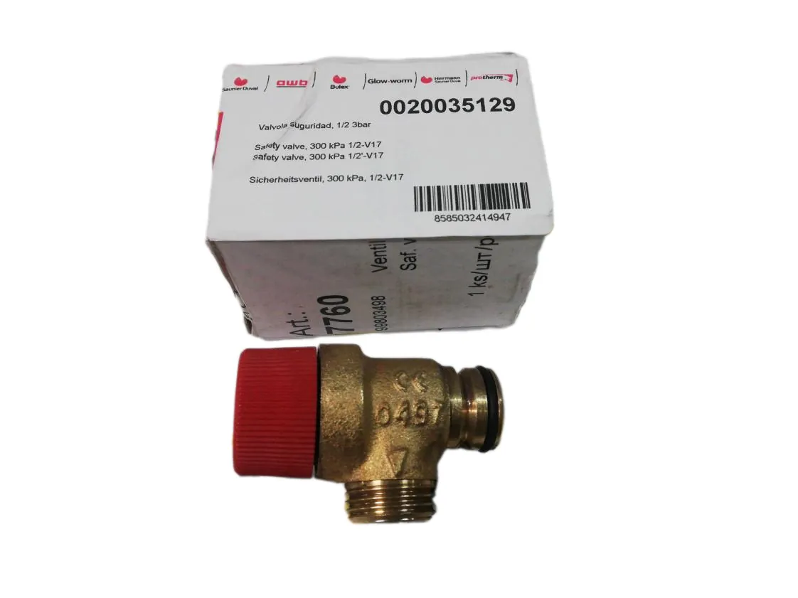 Válvula de segurança Protherm Leopard BTV, referência 0020035129