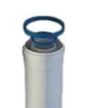 Tubo SPC 80/125 x 0250mm aluminio, referencia 8125250MHP1