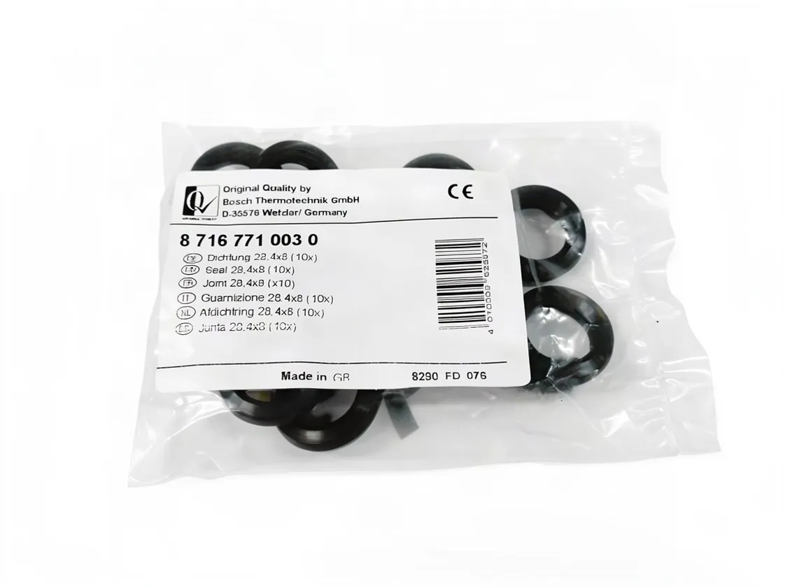 Junta intercambiador placas Junkers ZWC - ZWN24 (28.4x8mm) kit 10uds, referencia 87167710030