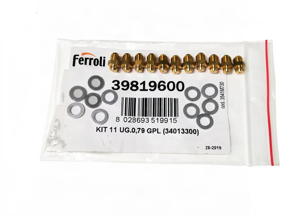 Kit transformation domina C24E - Lamborghini Taura 24 MCS W TOP (11uds de Ø0.79mm) gaz propane, référence I39819600