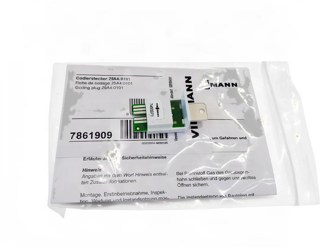 Code plug Viessmann Vitodens 200-W, part number 7861909