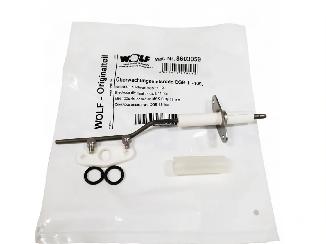 Electrodo Wolf CGBK20/24 - CGB35/50 - CGBK40/35 - CGB75/100 - MGK ionización, referencia 8603059