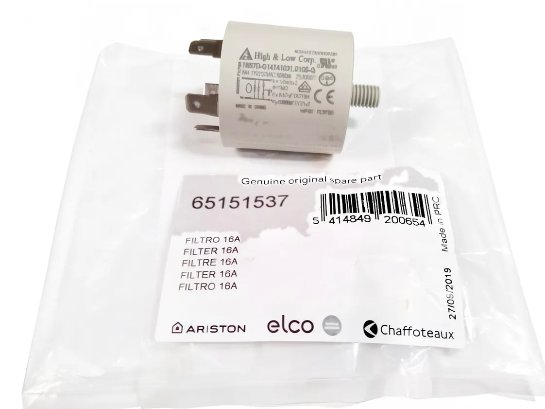 Condensador Ariston Nuos Evo 110 WH, referencia 65151537