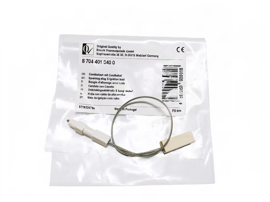 Electrode Junkers W125...KP and W_WR...K/P ignition, part number 87044010400