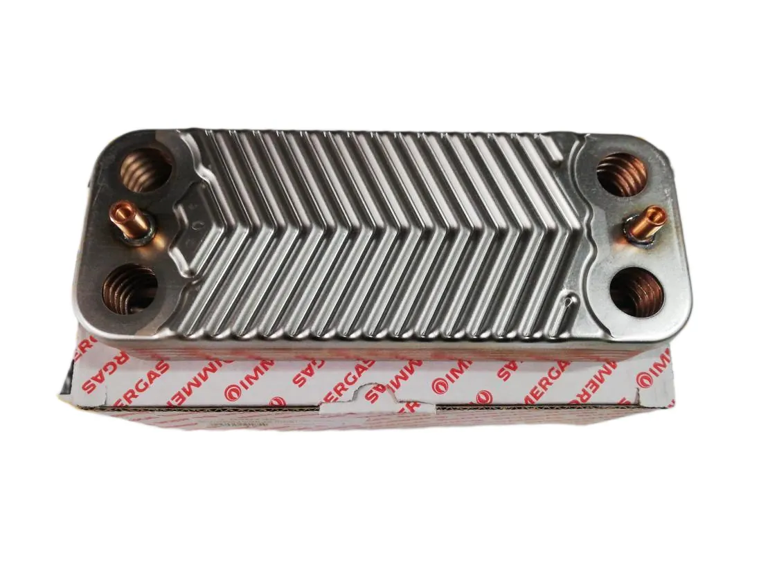 Plaatswarmtewisselaar Immergas Victrix Omnia 25 (12placas IPT154x40mm. Ankers 157mm) (Rbs), onderdeelnummer 1.040732