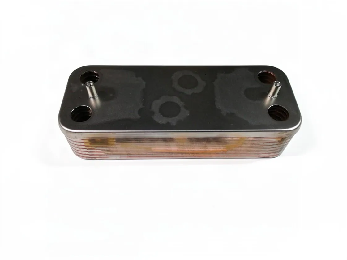 Plattenwärmetauscher 14placas Kompatibel mit Biasi BI1001101 - Fagor AS0003395 - Sime 6265657 - Wolf 2980017 - Chafoteaux 61302409-01 - Viessmann 7825533 - 554011, Teilenummer AC-016280