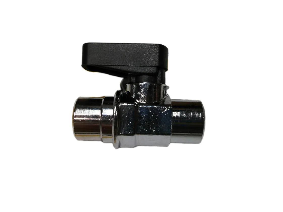 Llave corte 1/8HH Mini para tubo de poliamida. Pomo Rojo / Negro, referencia XP-031561
