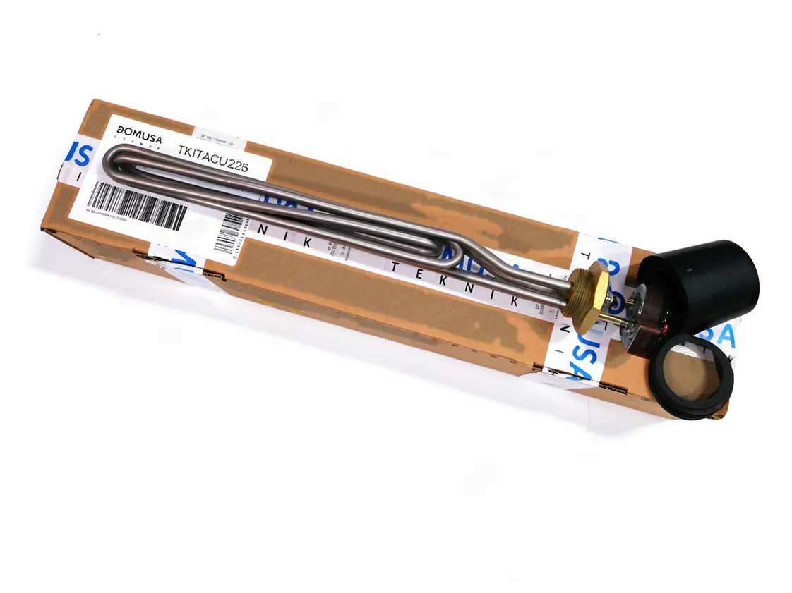 Resistencia eléctrica acumulador 1-1/4M - 3500w Domusa Termostato incluido, referencia TKITACU225