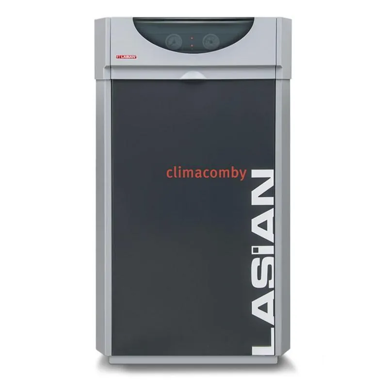Chaudière fioul Lasian Climacomby 40A (Mixte instantanée en fonte, Commande analogique cpm 1 pompe, vanne trois voies et échangeur à plaques), référence 11340A