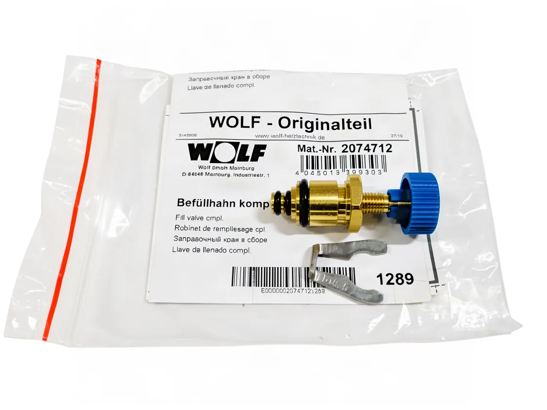 Filling valve Wolf FGB-K-24, part number 2074712