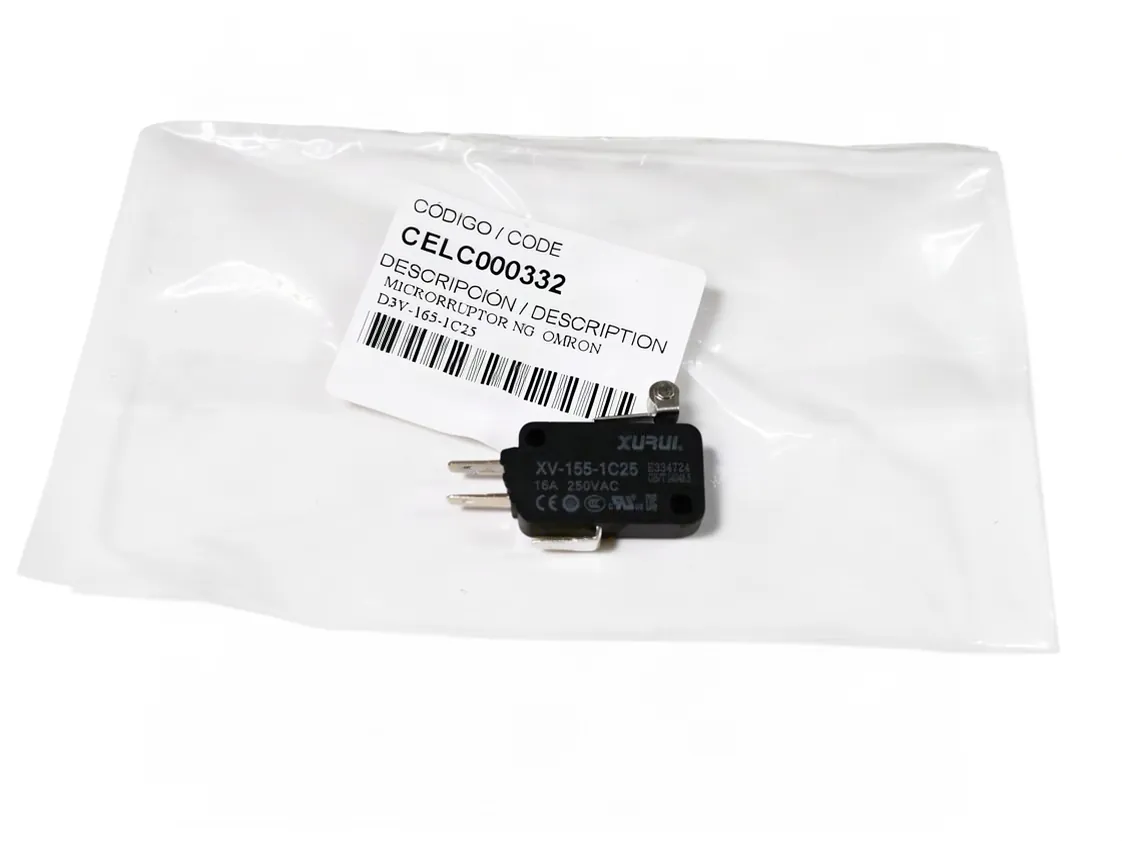 Microschakelaar Domusa Bioclass NG Omron D3V-165-1C25, onderdeelnummer CELC000332