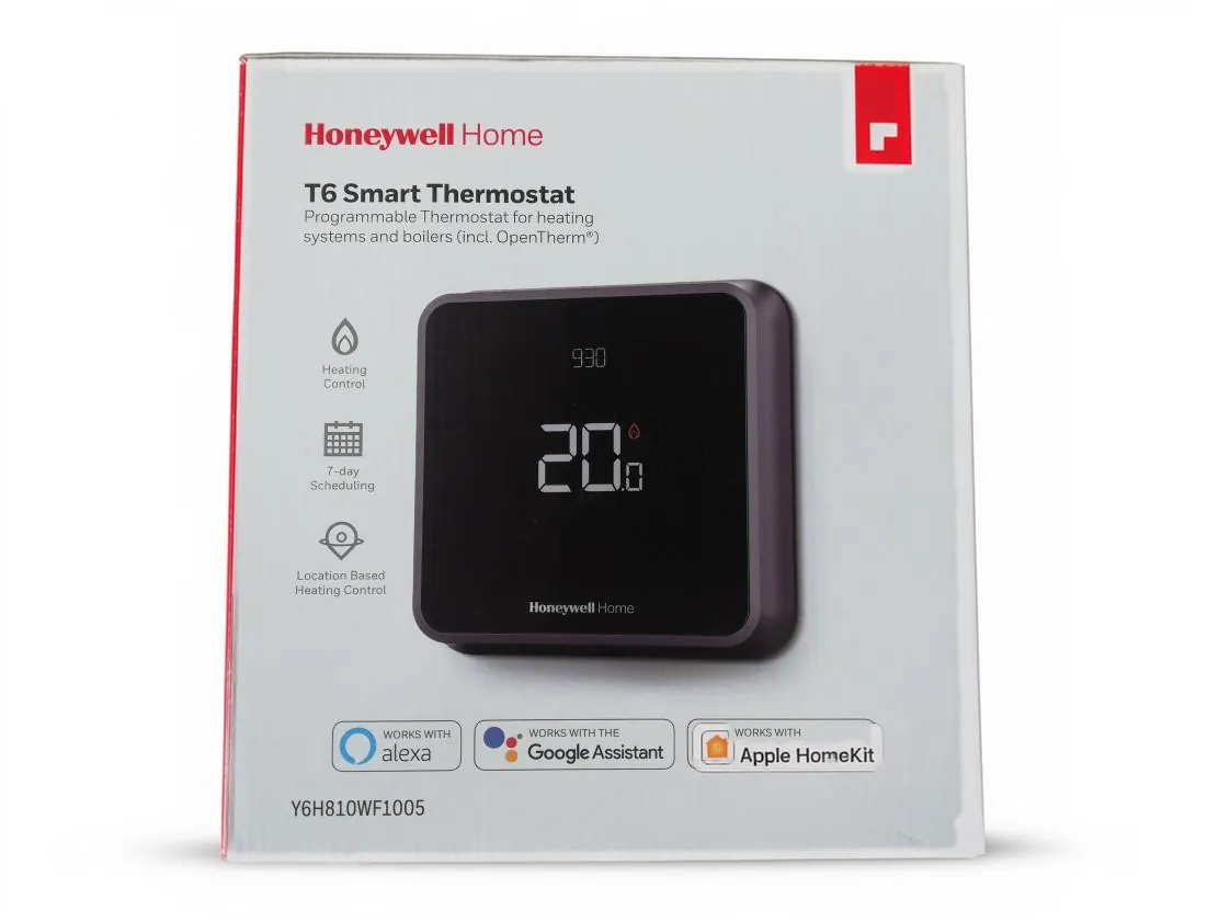 Honeywell T6 Lyric Wifi Klokthermostaat (Koud - Warmte), onderdeelnummer Y6H810WF1005