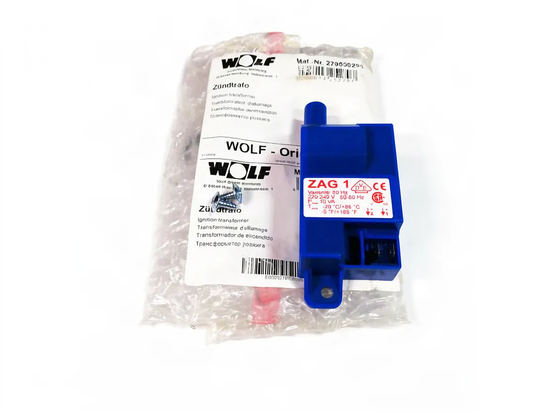 Transformador de ignição Wolf MGK/CGB 50, referência 2795502