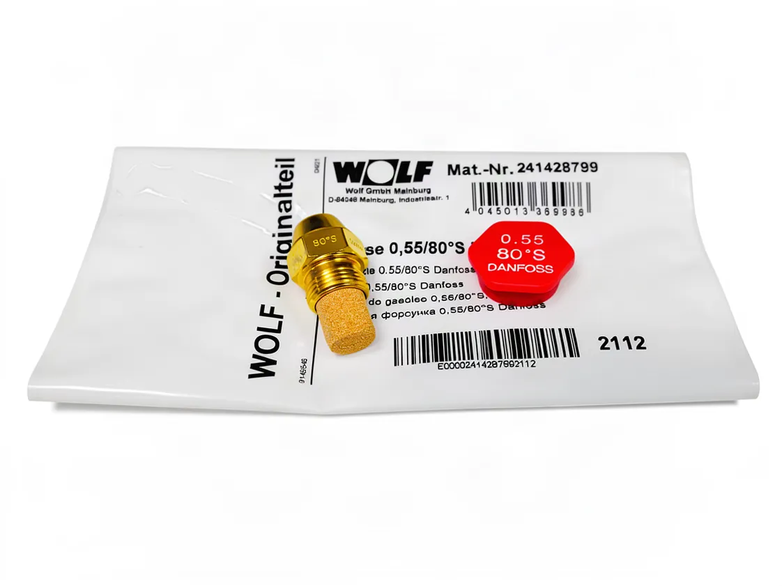 Heizöl-Düse 055 80ºS LE Wolf Cob 15-20-29-40, Teilenummer 241428799